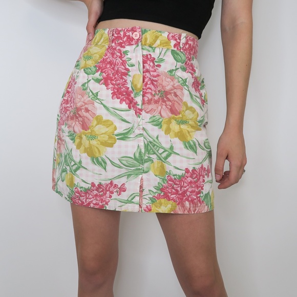 Pink pencil top skirt 8s